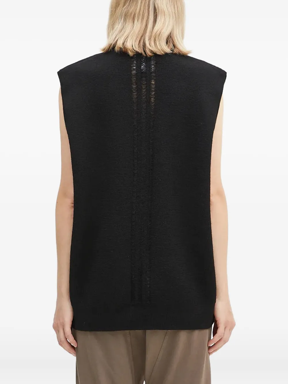 Y-3 ADIDAS 3-Stripes top Zwart
