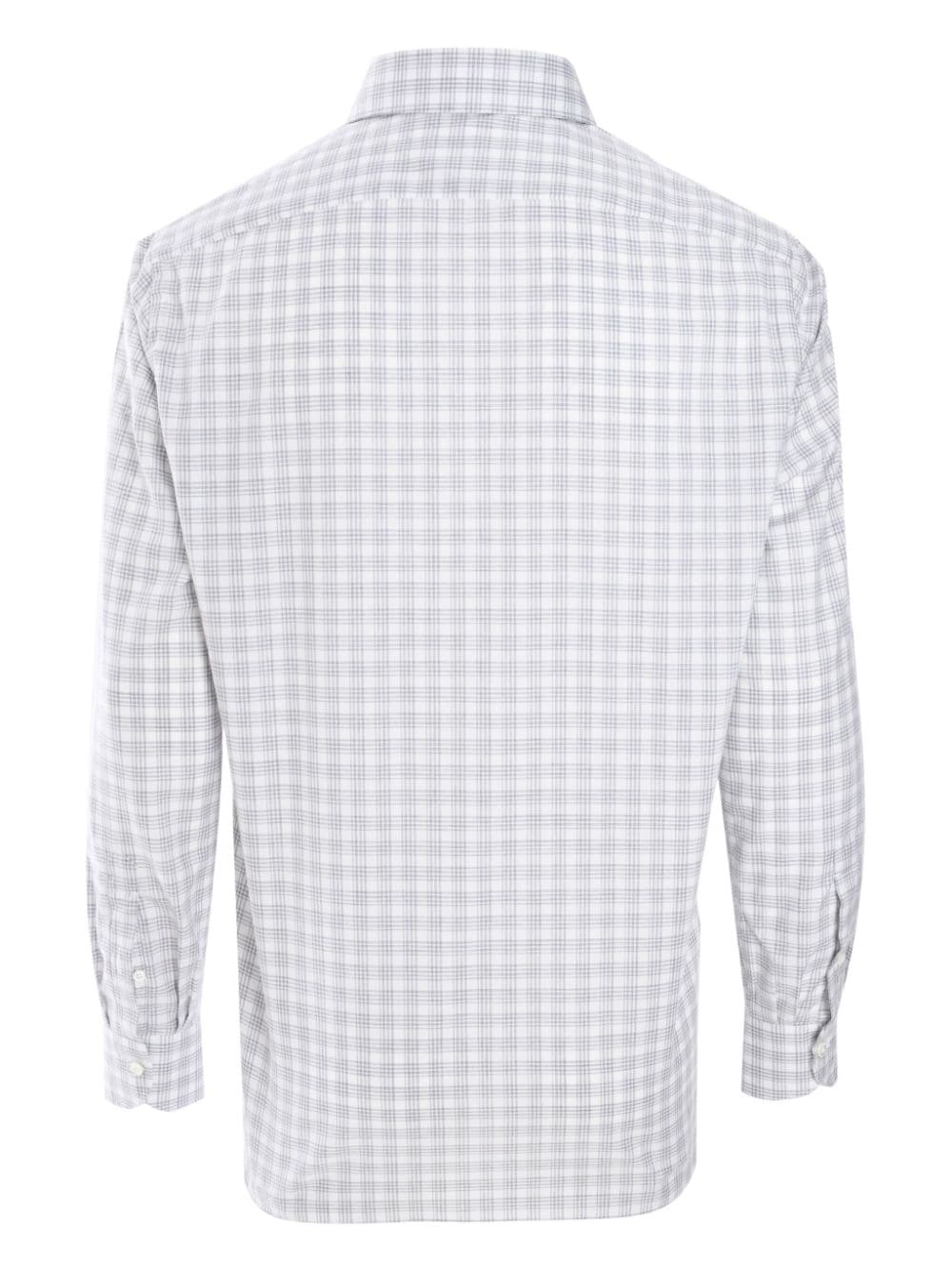 Borrelli checked shirt - Grijs