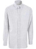 Borrelli checked shirt - Grey