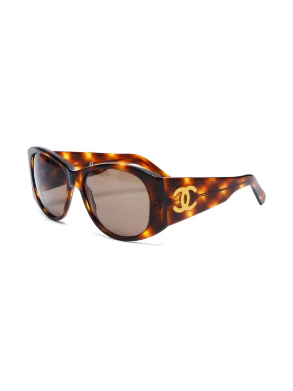 【美品】Chanel サングラス トータスシェル CHANEL トータスシェル サングラス