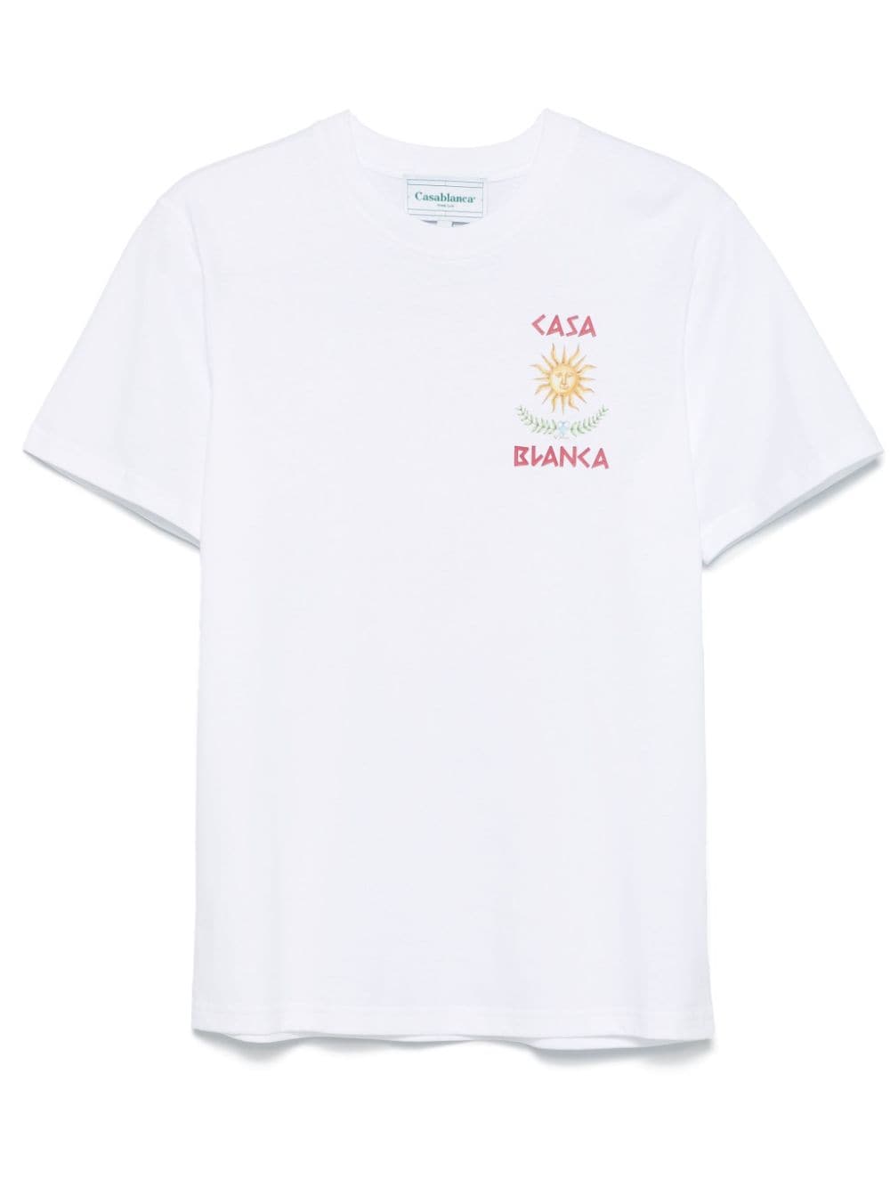 Casablanca Le Temple Du Savoir T-shirt Wit