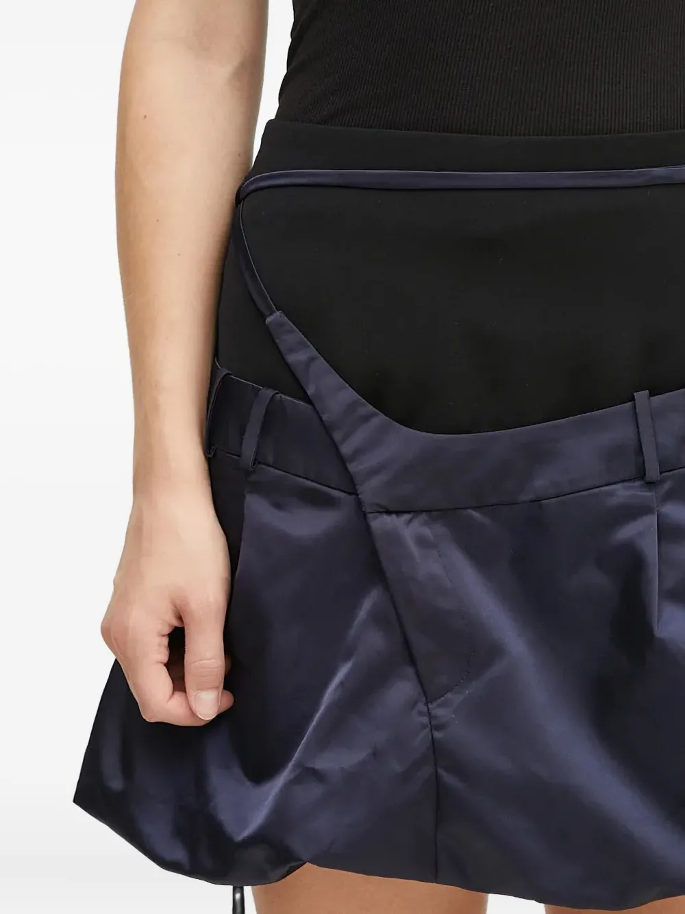 Ottolinger Gedrapeerde rok Blauw