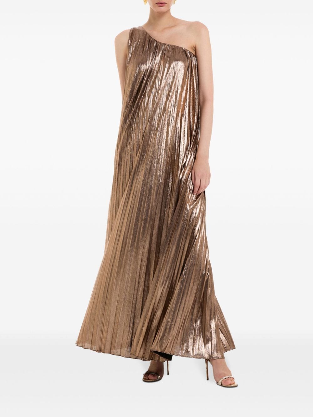 Shop Retroféte Kensley Maxi Dress In Brown