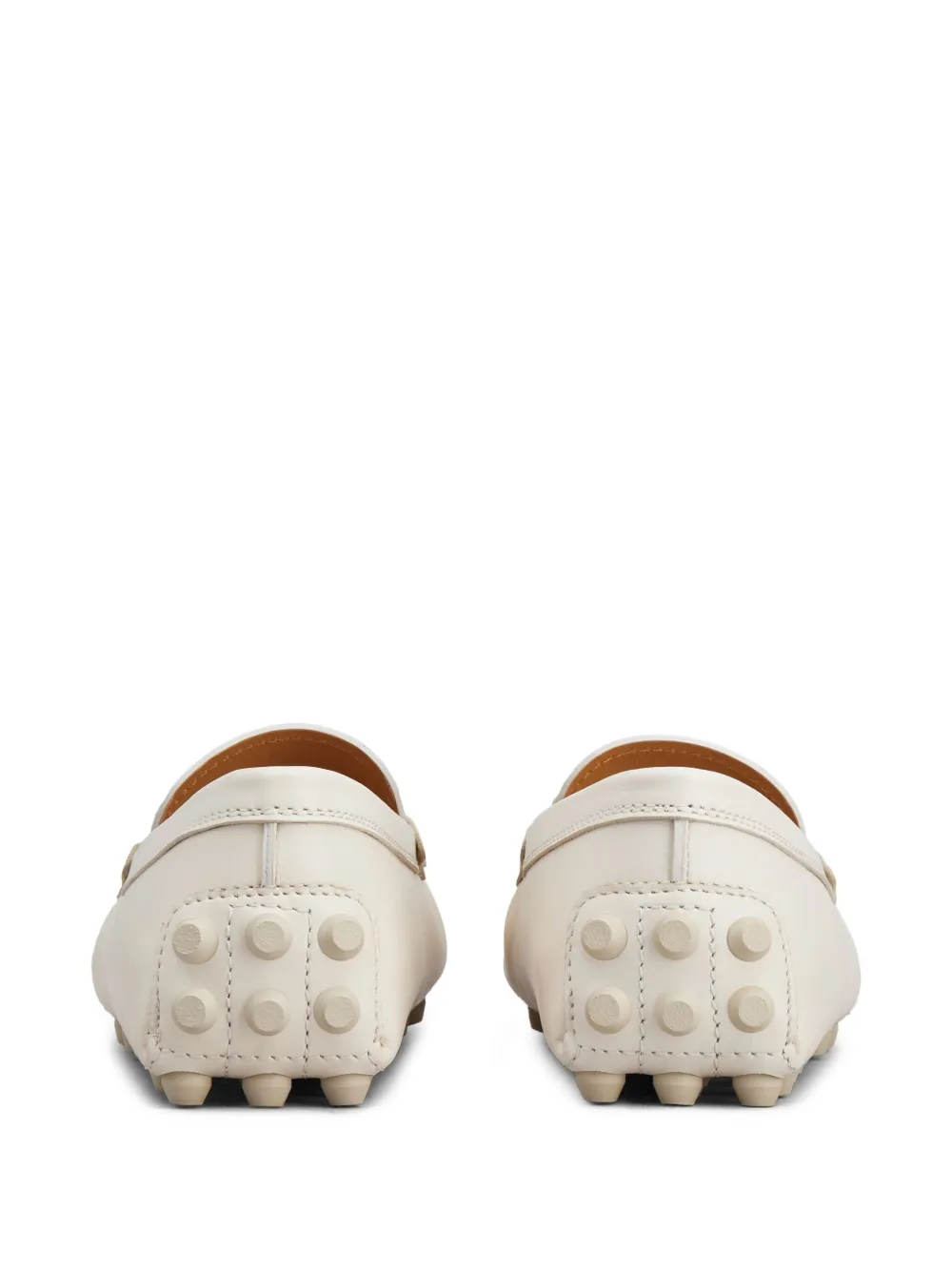Tod's Gommino Leather Mocassin In White