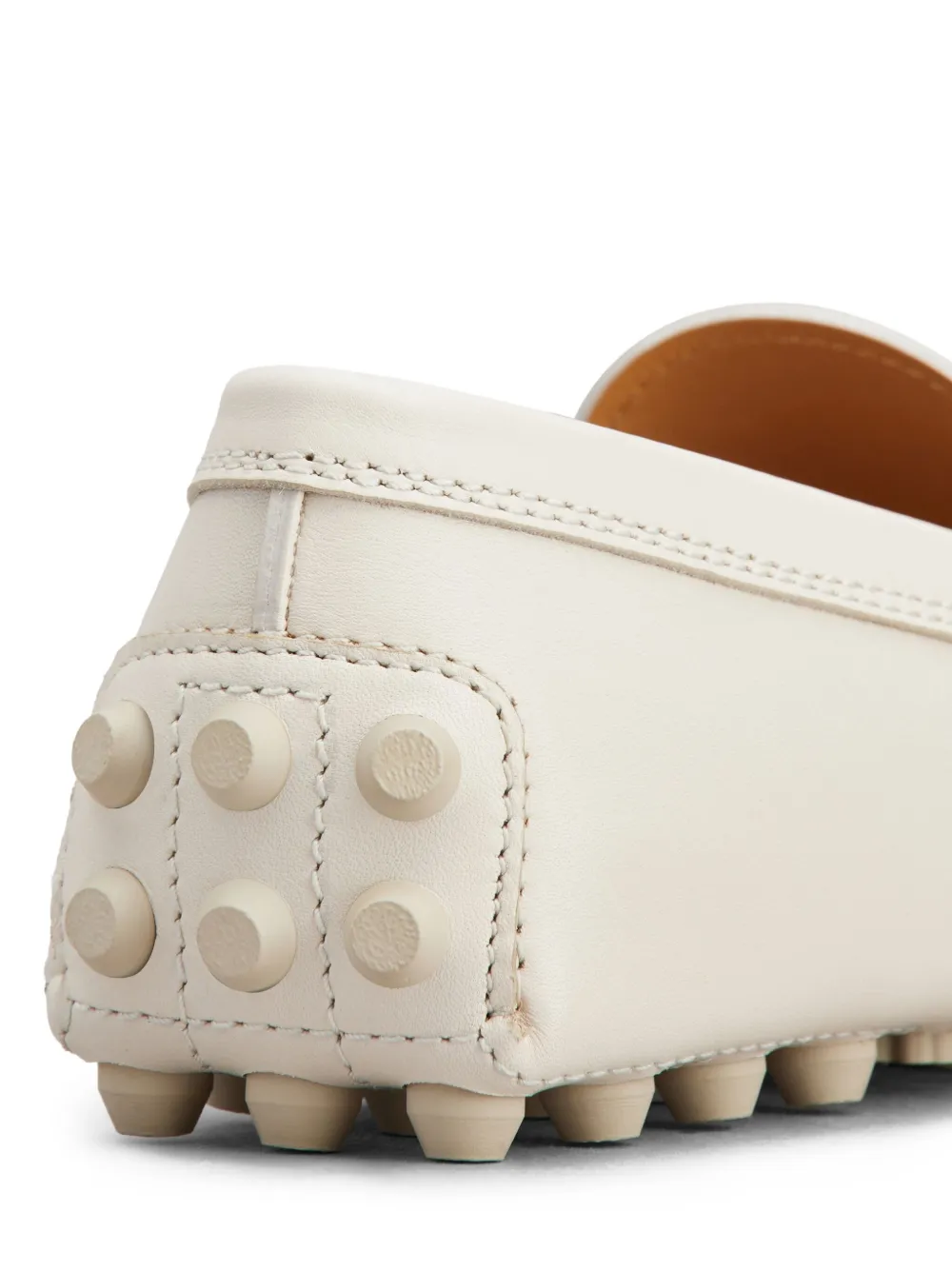 Tod's Gommino Leather Mocassin In White