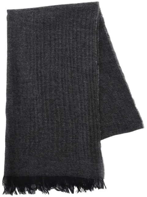 Corneliani mélange-effect scarf