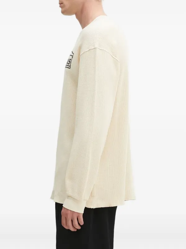 Aries ワッフルパターン スウェットシャツ | ニュートラル | FARFETCH JP