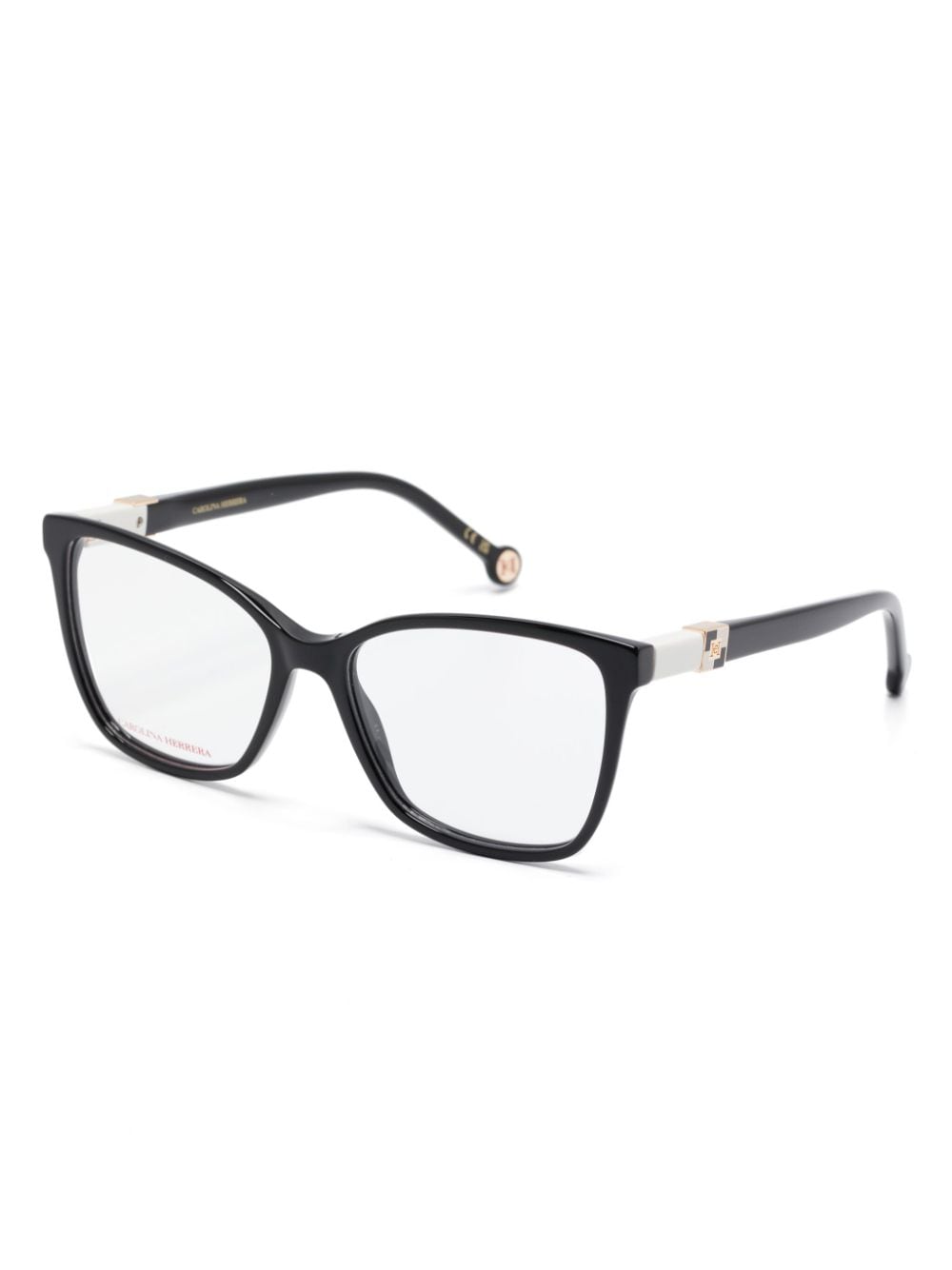 Shop Carolina Herrera Her 0274 Glasses In 黑色