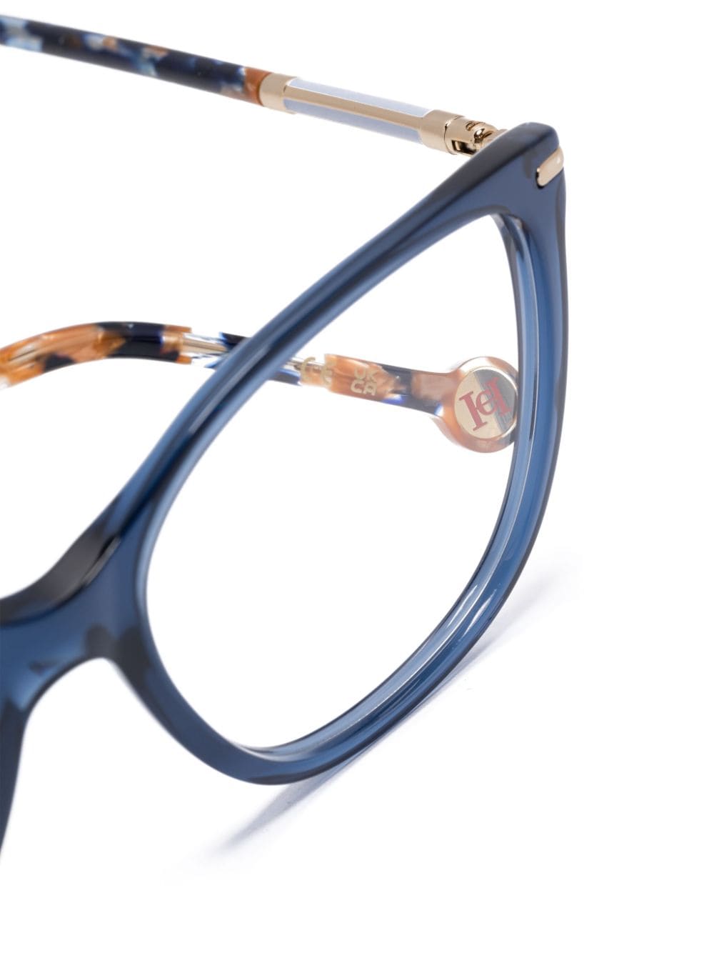 Shop Carolina Herrera Oversize-frame Glasses In 蓝色