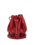 Hereu leather bucket bag - Red