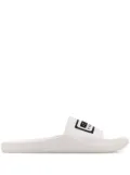 Kenzo logo-embossed slides - White