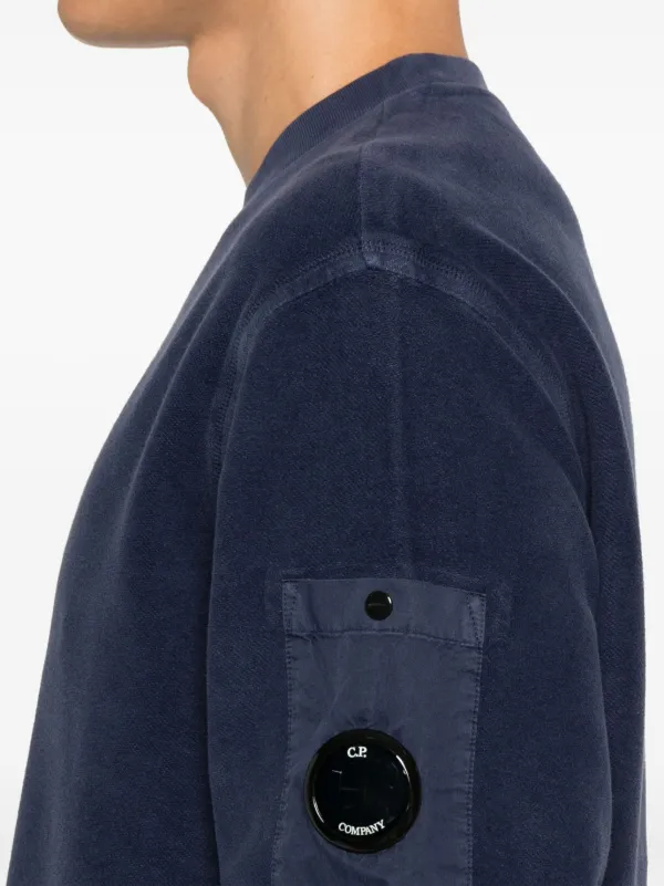 CP COMPANY  スウェットシャツ レンズ付き C.P. Company レンズディテール スウェットシャツ | ブルー