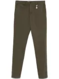 Manuel Ritz twill-weave chinos - Green