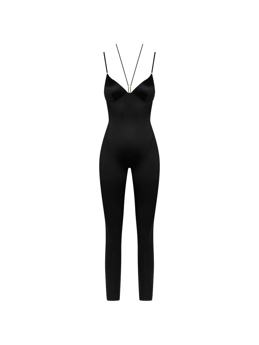 Maison Close Rückenfreier Jumpsuit - Schwarz