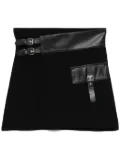 LIU JO belted mini skirt - Black