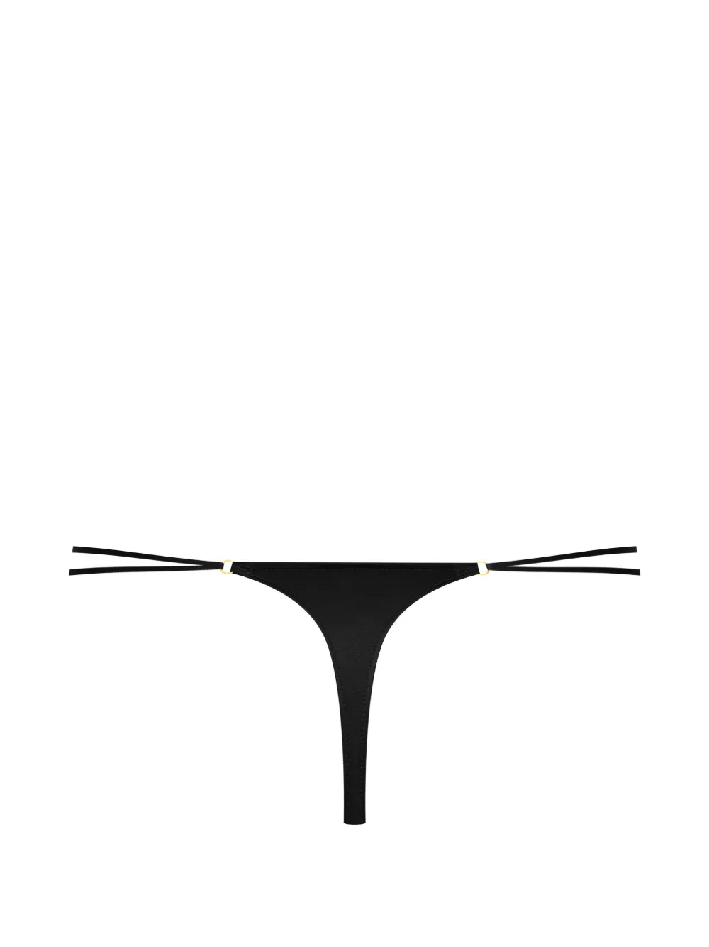 Maison Close String met print Zwart