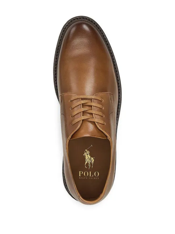 Polo ralph lauren brown shoes best sale