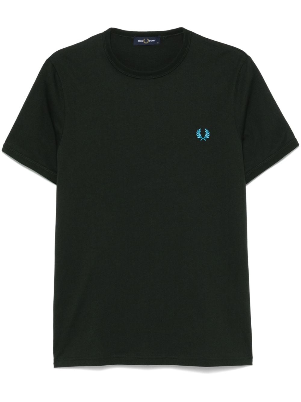 Shop Fred Perry Ringer T-shirt In Green