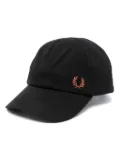 Fred Perry piqué-weave cap - Black