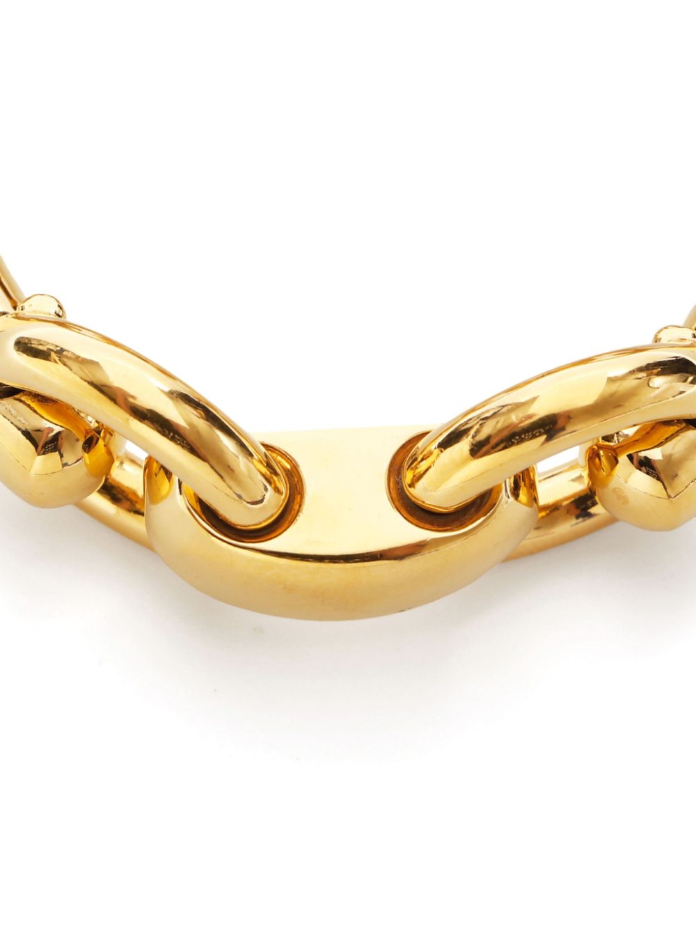 Céline Pre-Owned oversize chain-link bracelet - Gold