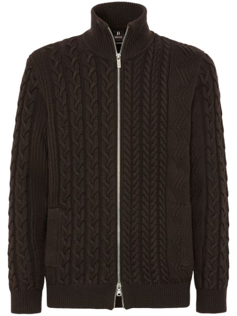 Boggi Milano wool zip-up jumper Men