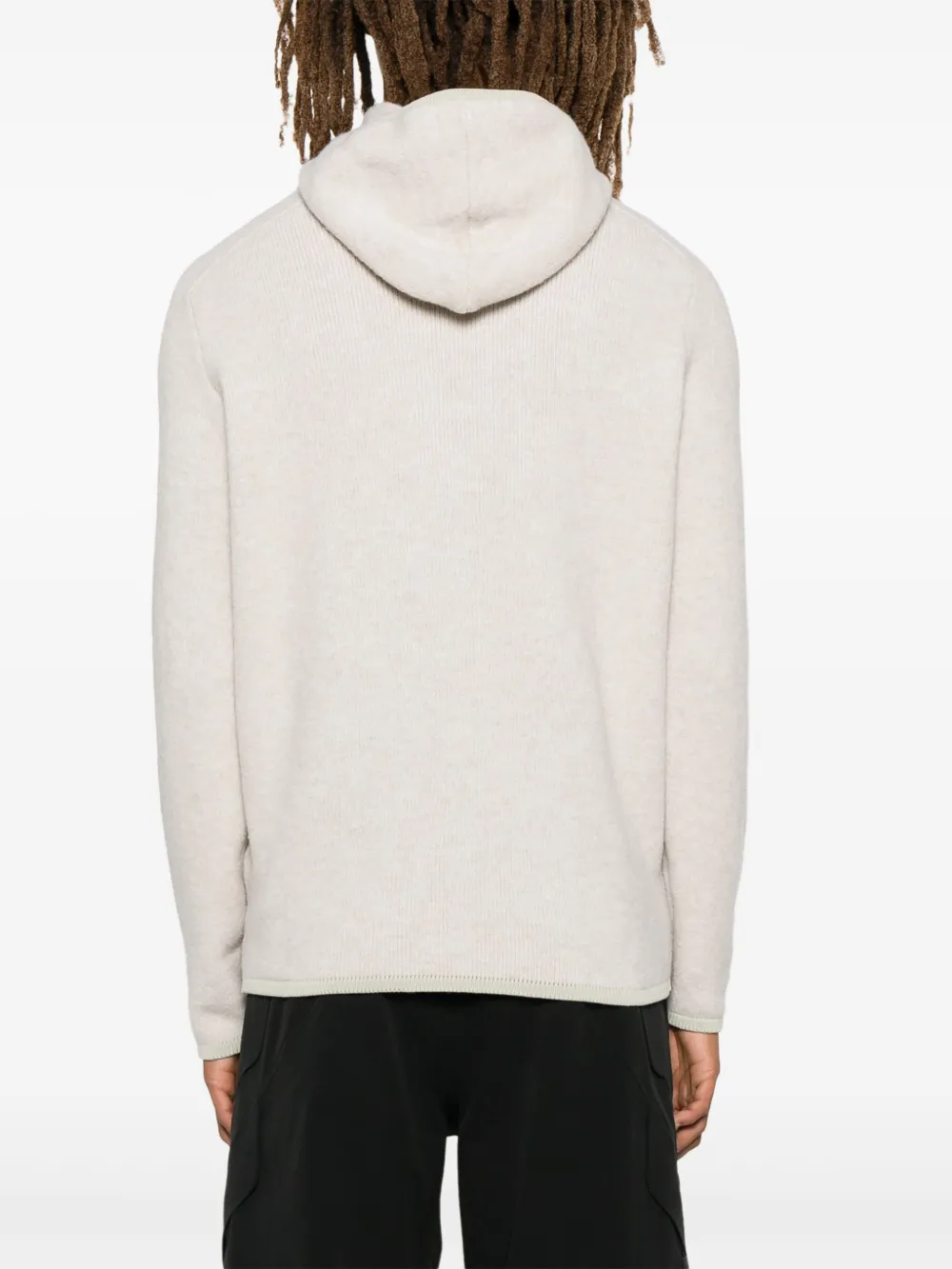 Stone Island Gebreide hoodie Beige