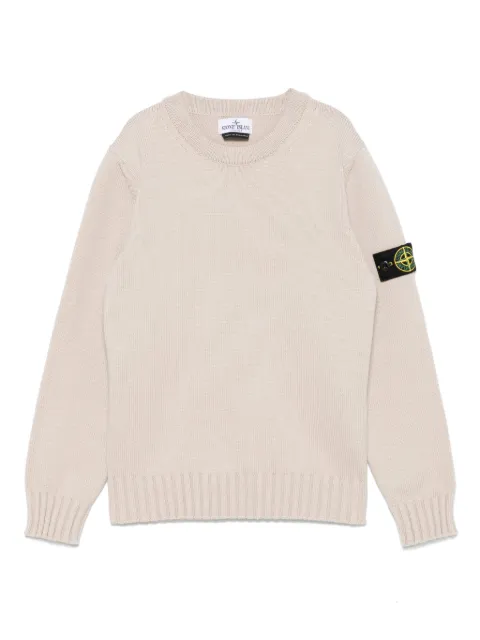 Stone Island Junior Compass-badge sweater