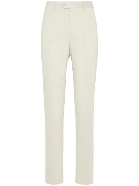 Boggi Milano cotton velvet trousers Men