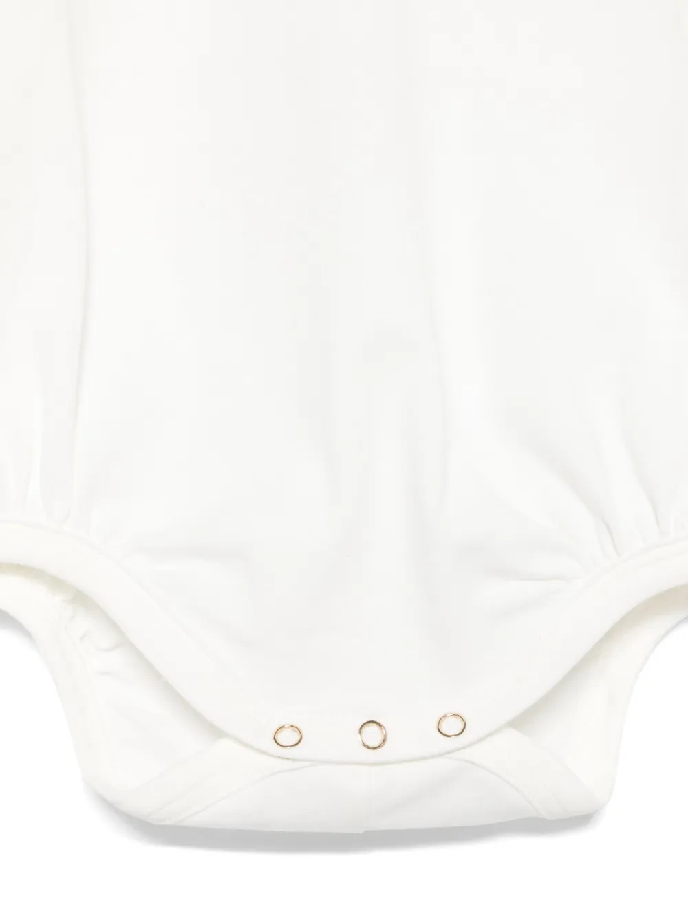 Elisabetta Franchi La Mia Bambina Romper met geborduurd logo Wit