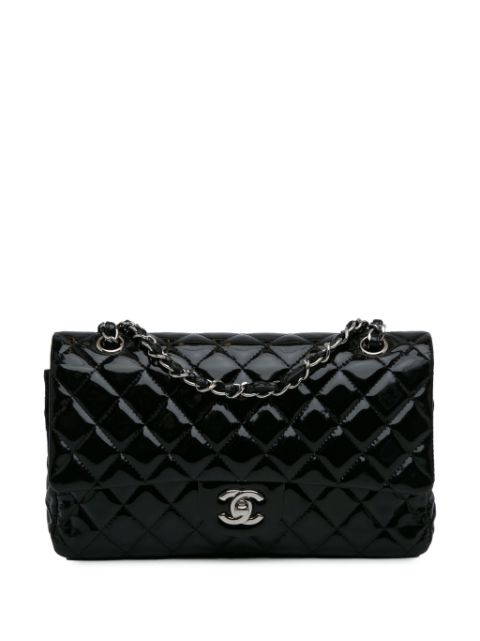 CHANEL Pre-Owned 2012-2013 Medium Classic Patent Double Flap shoulder bag