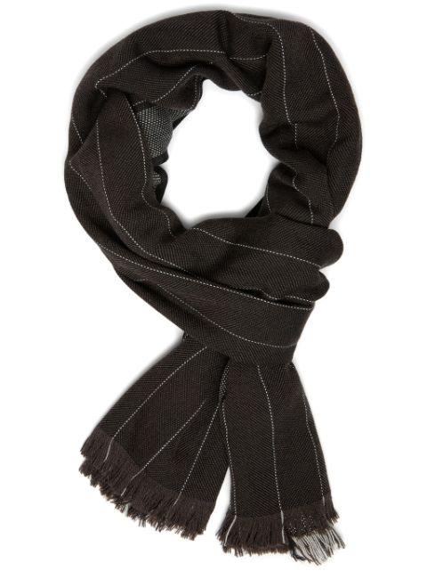 Boggi Milano pinstripe scarf Men