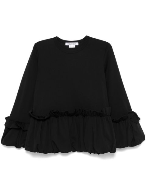 Comme Des Garcons Comme Des Garcons ruffle-trim T-shirt Women