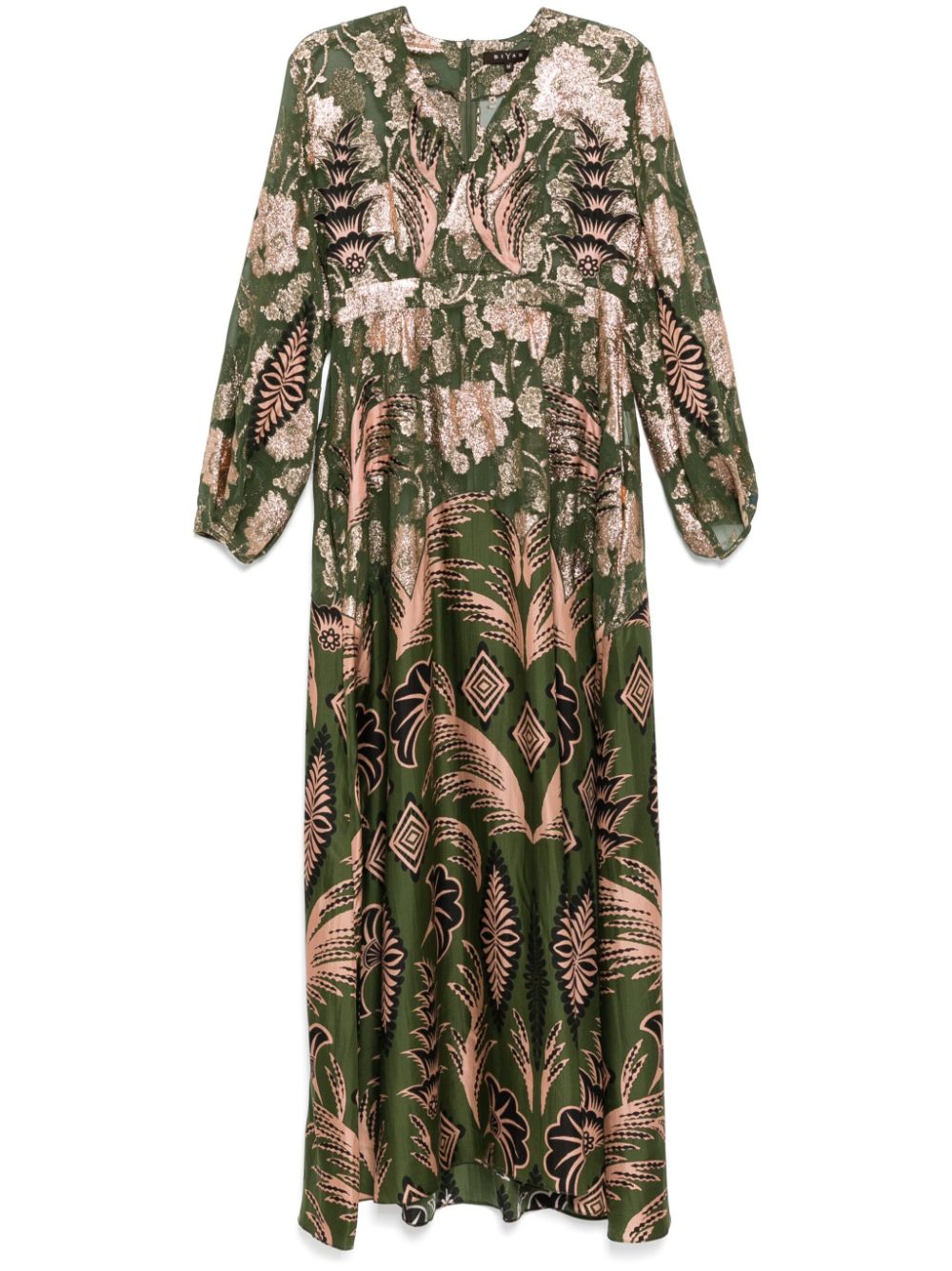 Biyan printed dress - Green