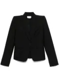 Alexander McQueen logo-charm blazer - Black