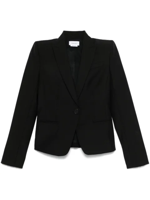 Alexander McQueen logo-charm blazer