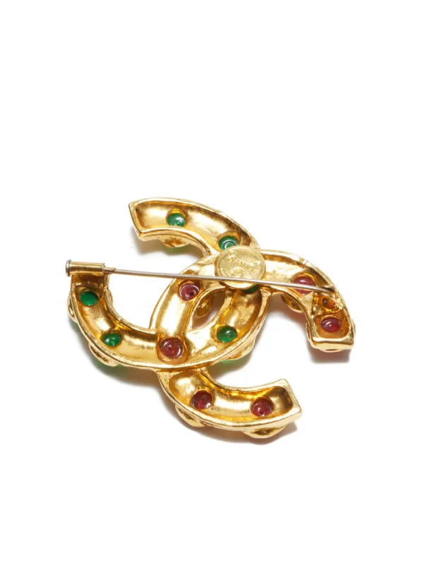 Chanel brooch farfetch discount