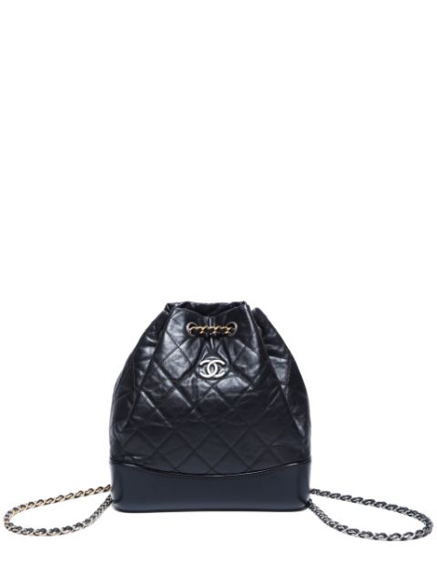 CHANEL 2020-2021 Gabrielle chain backpack Women