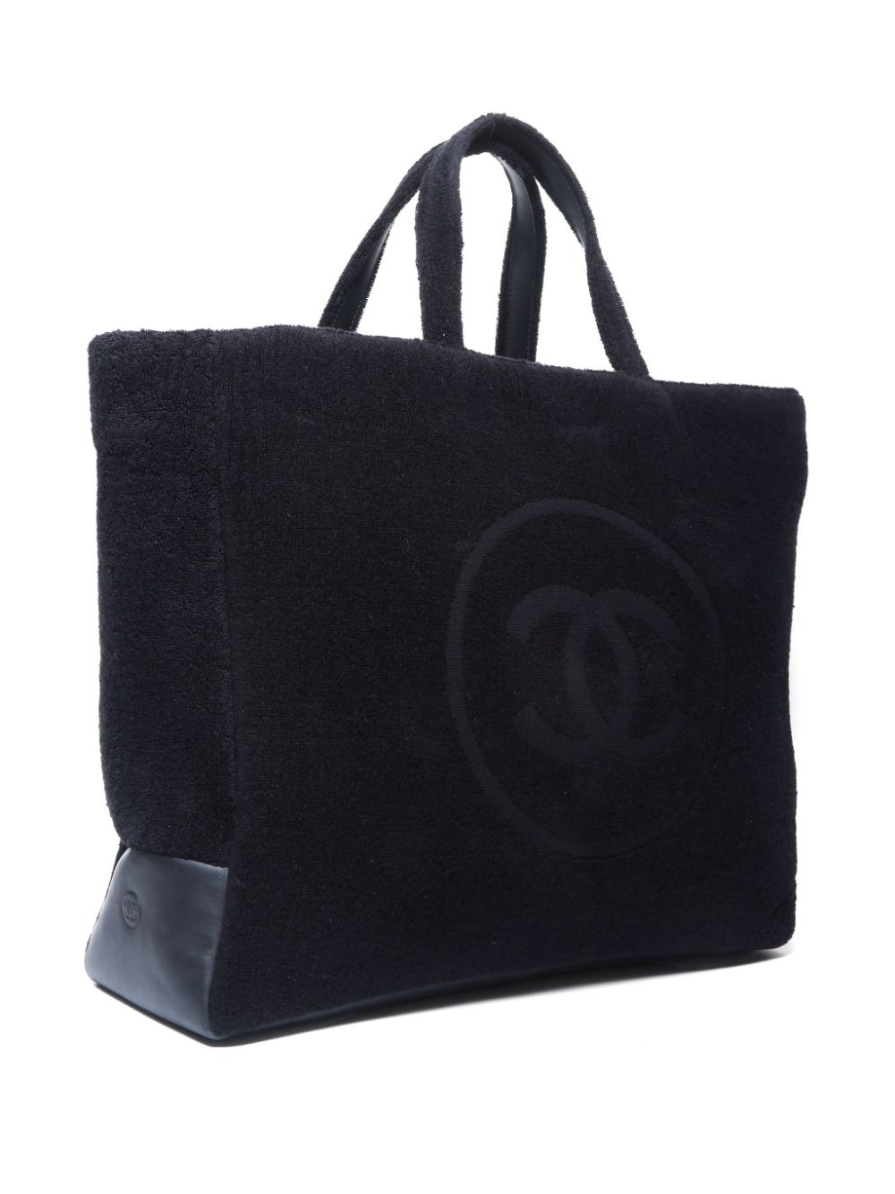 CHANEL 2000s logo-embroidered tote bag Women