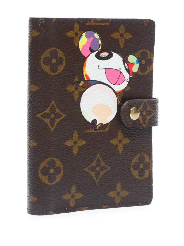 Louis Vuitton Pre-Owned PM x Takashi Murakami 2004 Panda Agenda Campagne  Notitieboek Hoes | Bruin | FARFETCH NL
