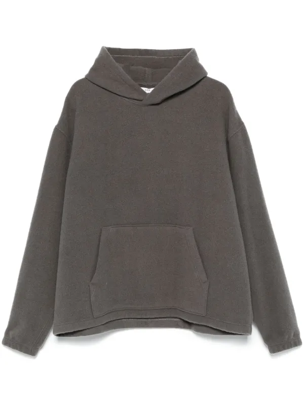 Rier Felted Hoodie in Grey