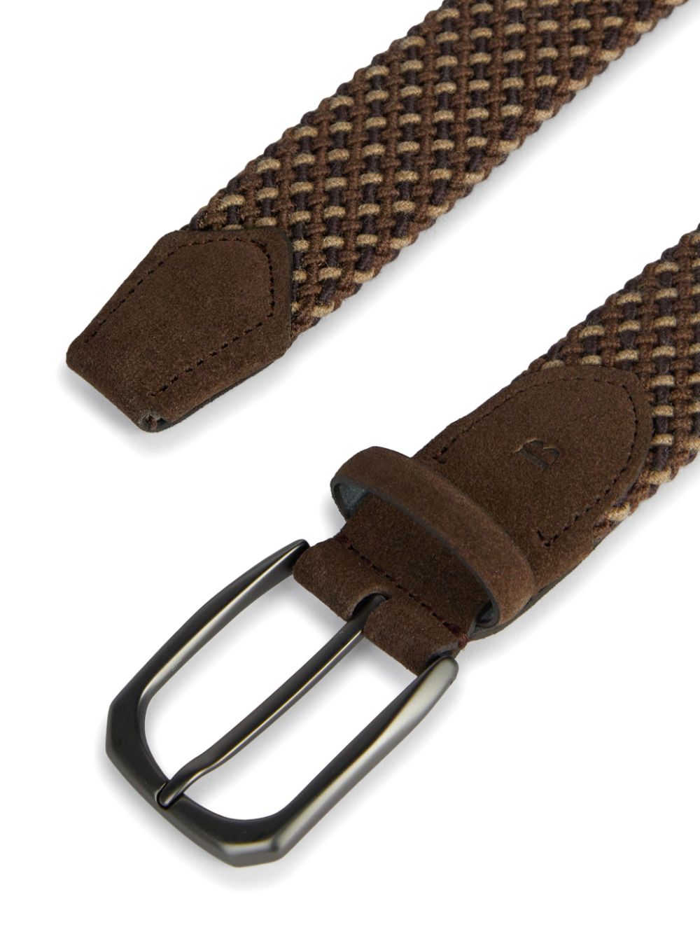 BOGGI MILANO WOVEN BELT 