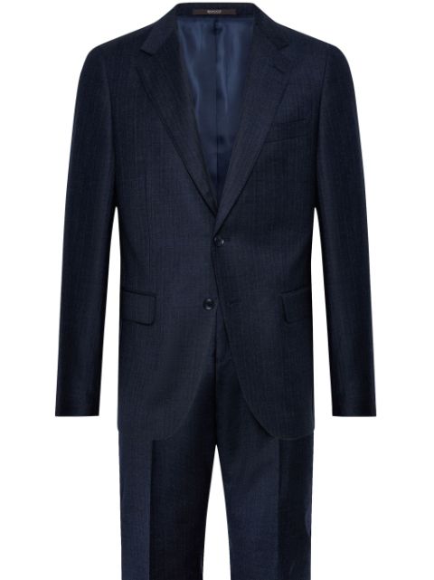 Boggi Milano pinstripe wool suit Men