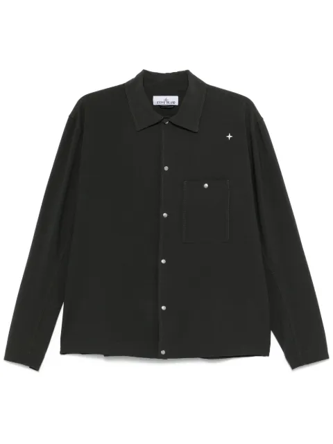 Stone Island press-stud overshirt