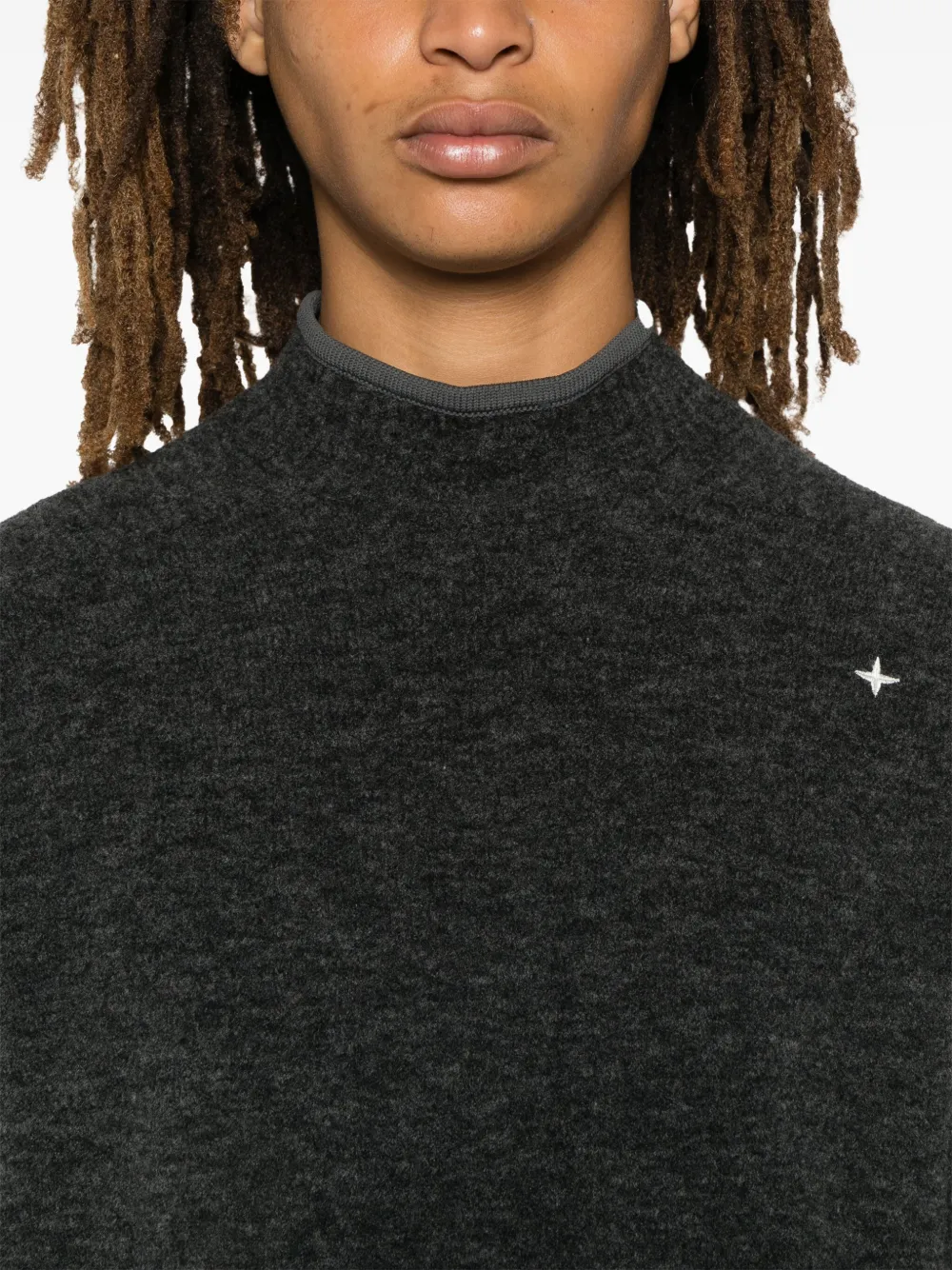 Stone Island Trui met mélange-effect Grijs