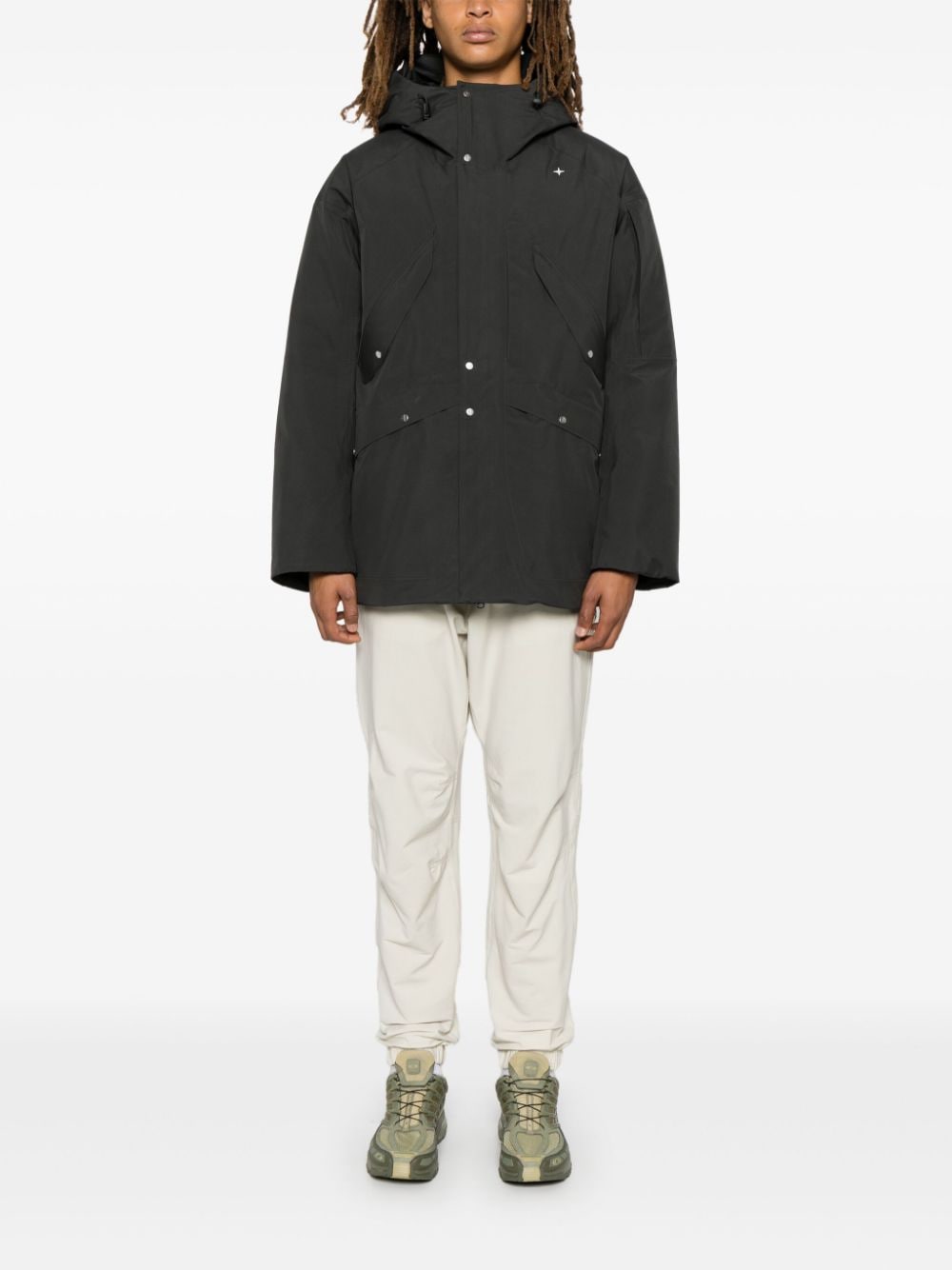 Stone Island Gewatteerd donsjack - Grijs