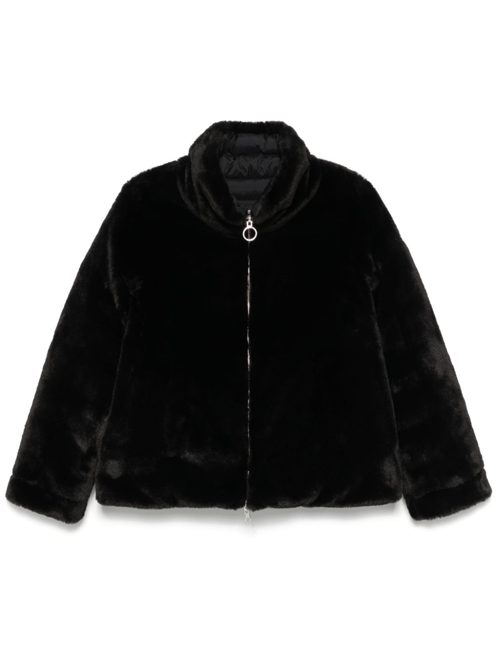 Colmar faux-fur down jacket - Black