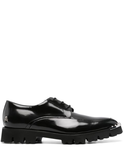 Philipp Plein spike-detail leather derby shoes Men