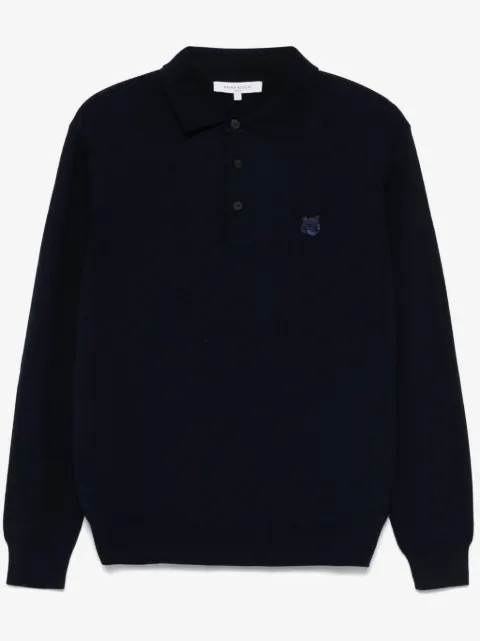 Maison Kitsuné Fox-motif polo shirt