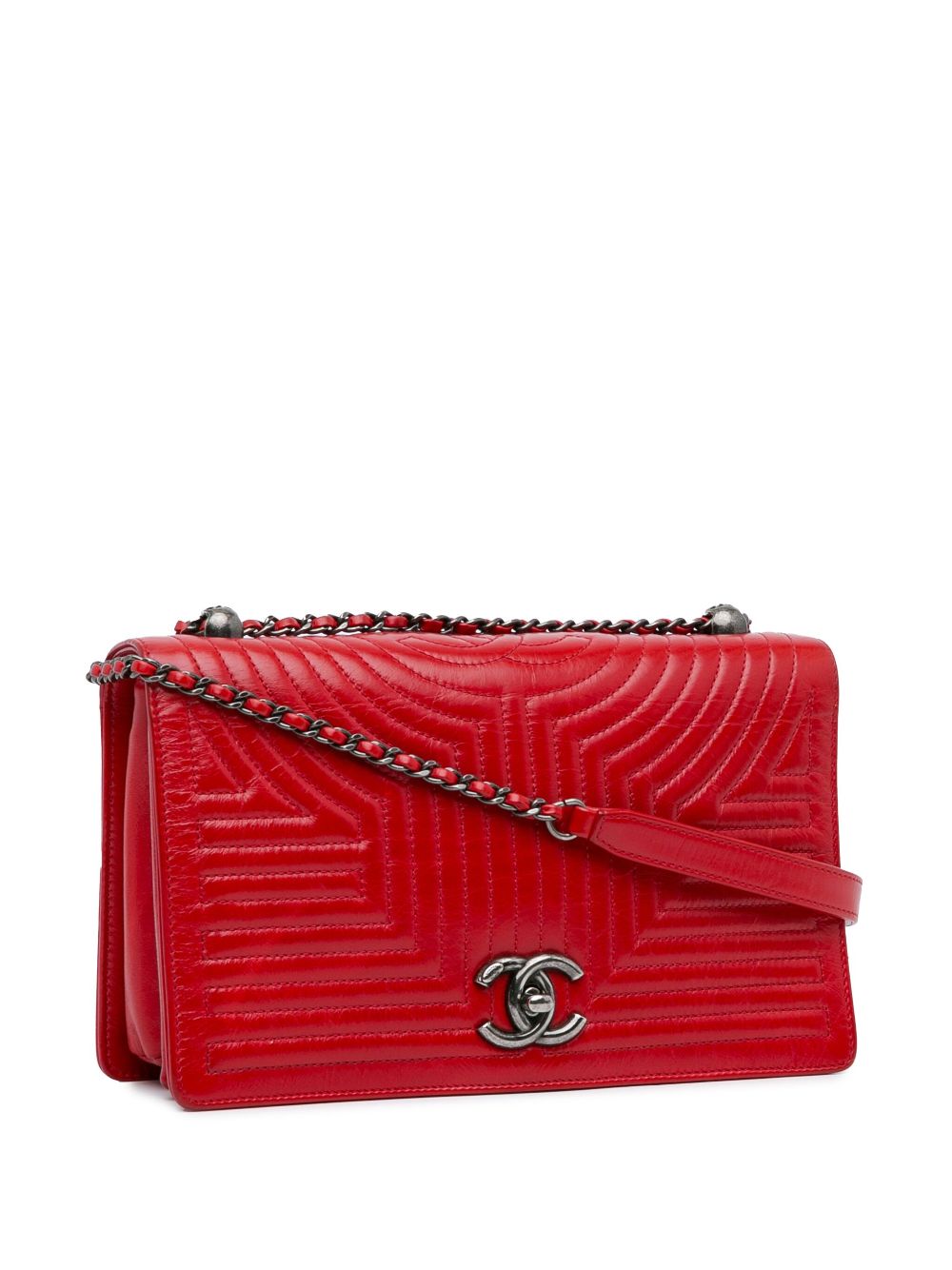 Cheap HOT SALE CHANEL 2016-2017 Medium Quilted Calfskin Korean Garden Flap crossbody bag Women