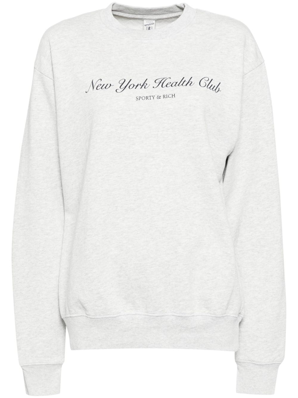 NY health club sweater